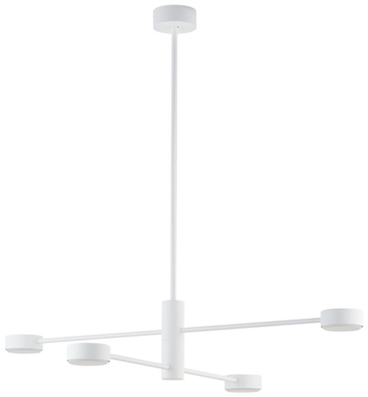 Nowodvorski Lighting Orbit lampa podsufitowa 4x12 W biała 7941