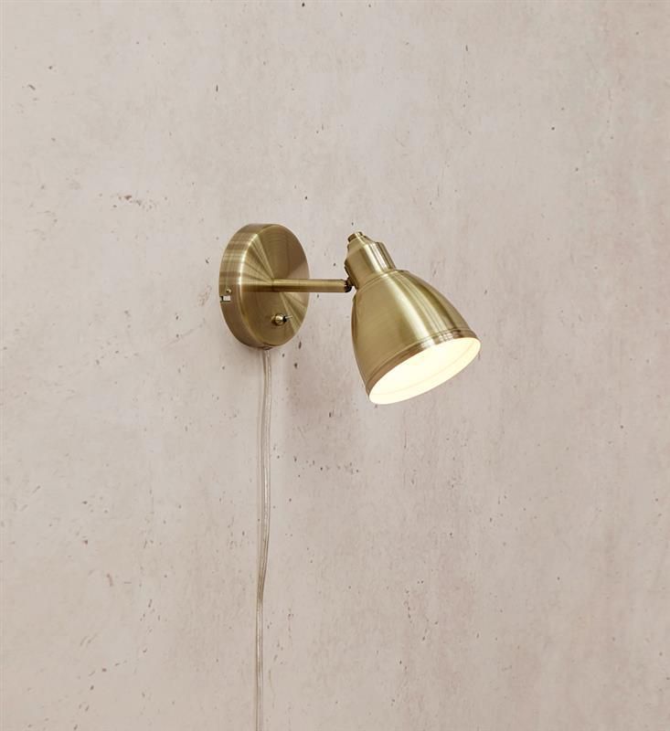 Markslöjd Story kinkiet 1x40 W mosiądz 108714