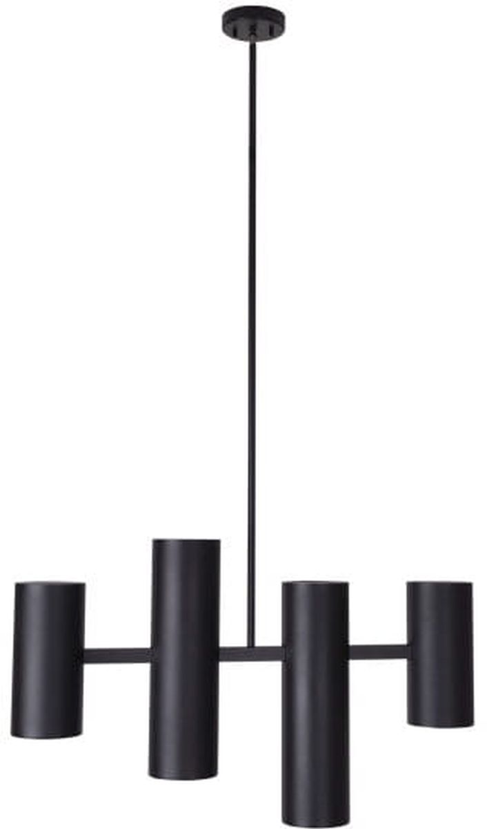 MaxLight Laxer lampa wisząca 4x7W czarny P0501