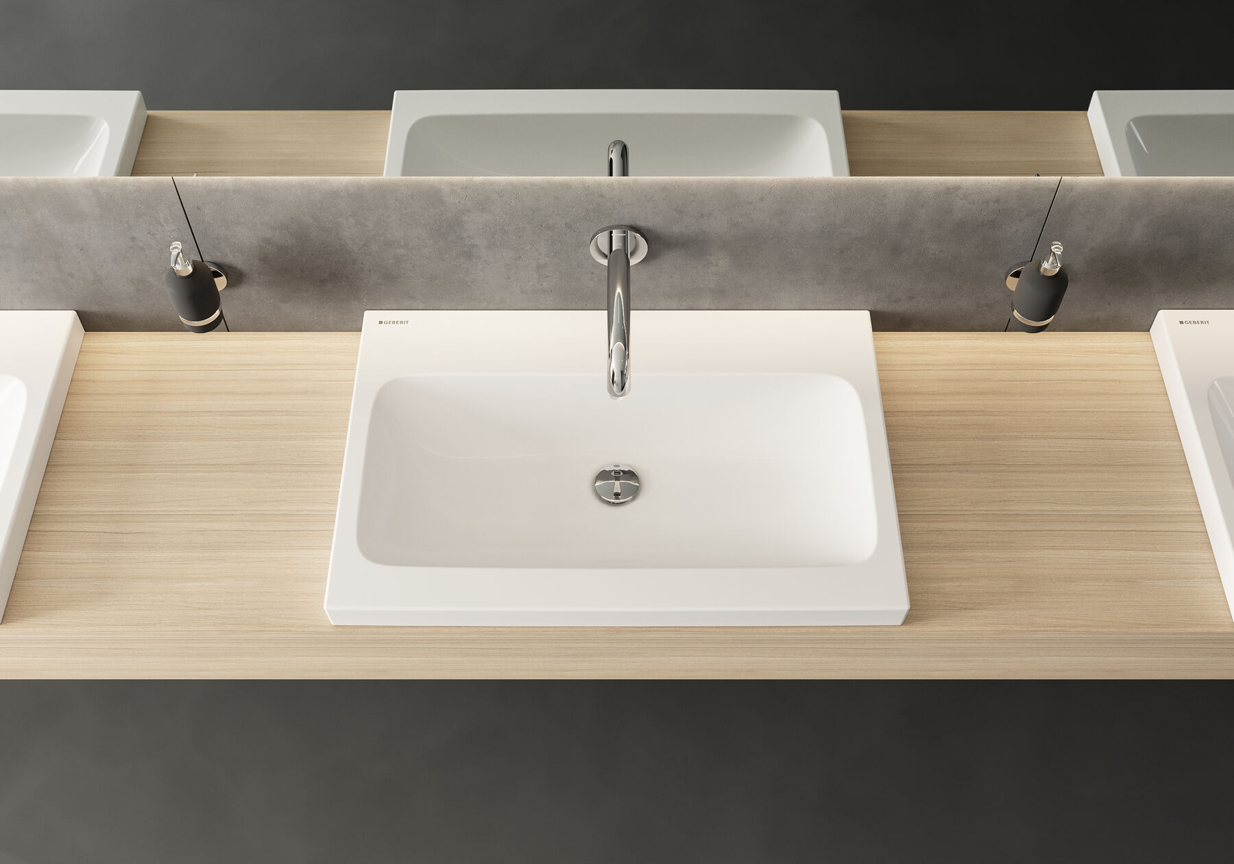 Geberit iCon Light umywalka 60x48 cm nablatowa biała 501.847.00.1