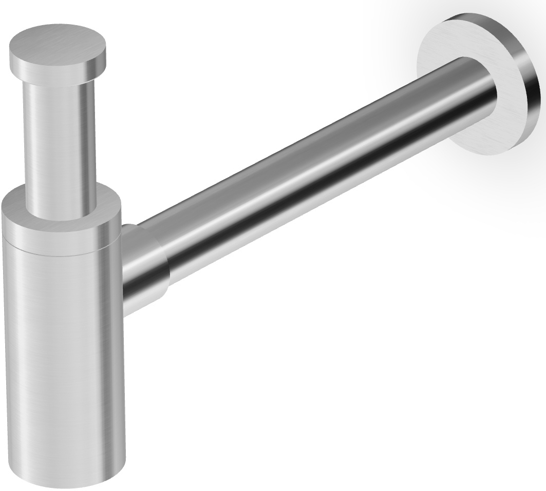 Zucchetti Helm syfon umywalkowy butelkowy stal nierdzewna szczotkowana Z95030.X