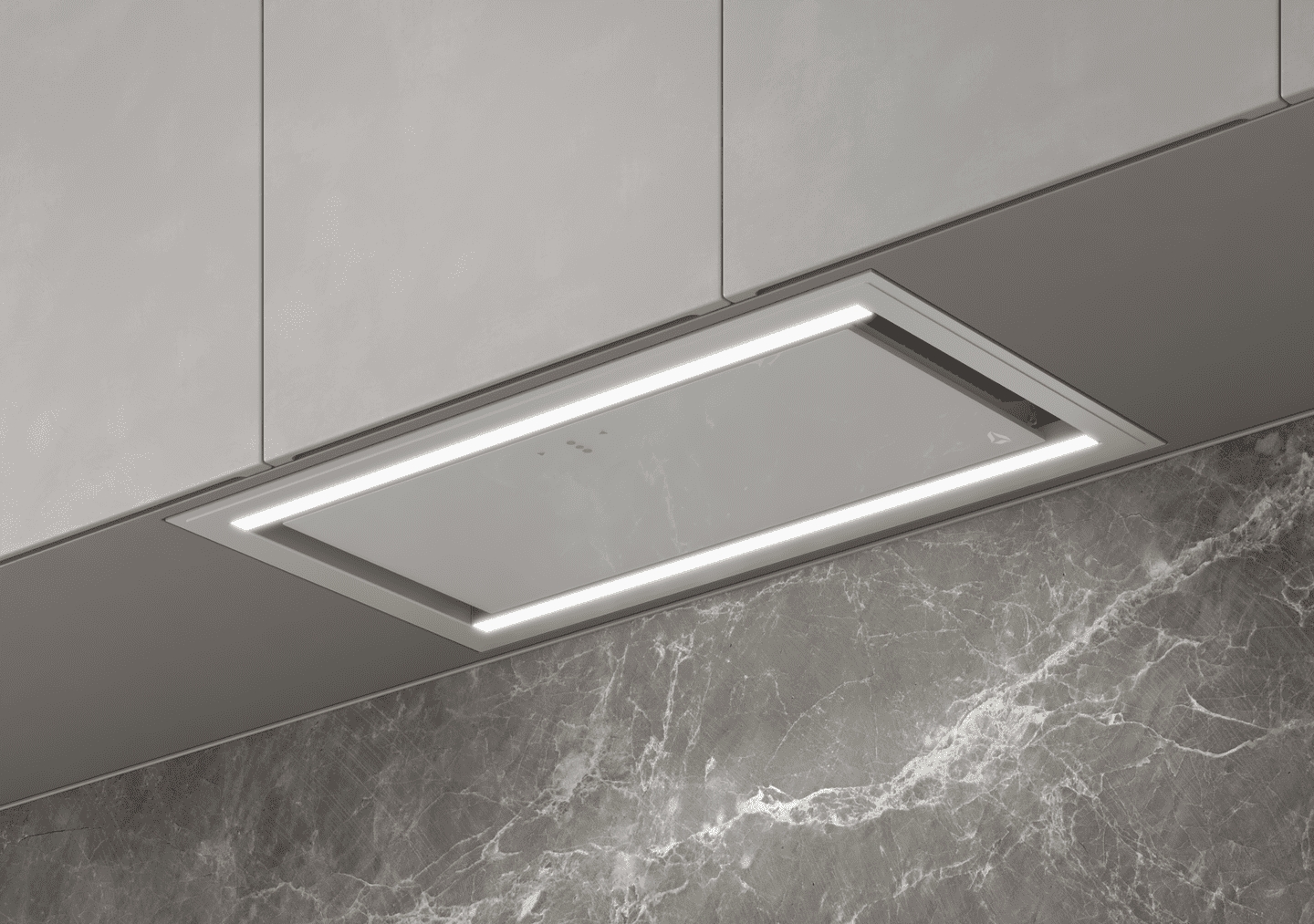 Ciarko Design Duo okap kuchenny 74 cm podszafkowy biały CDZ7405B