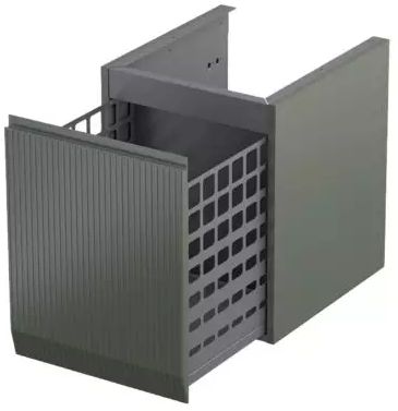 Oristo Brylant szafka 40x45,5x50 cm boczna wisząca oliwkowa OR36-SN1S-40-17R