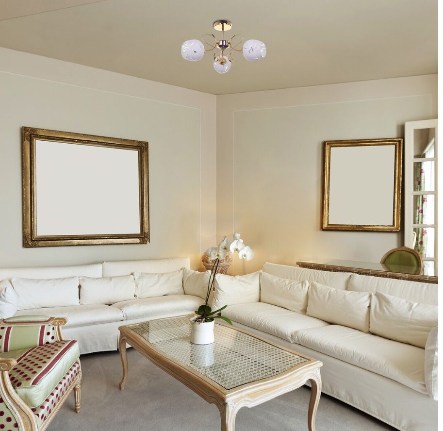 Rabalux Fauna lampa podsufitowa 3x40 W złota 5098