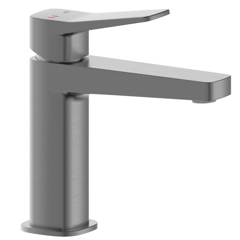 KFA Armatura Malaga bateria umywalkowa stojąca gun metal grey 4522-815-61