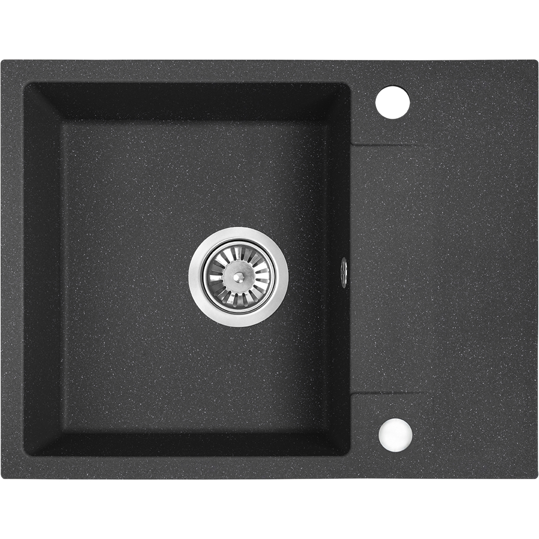 Kuchinox Rab zlewozmywak granitowy 56x44 cm czarny SBF713Y