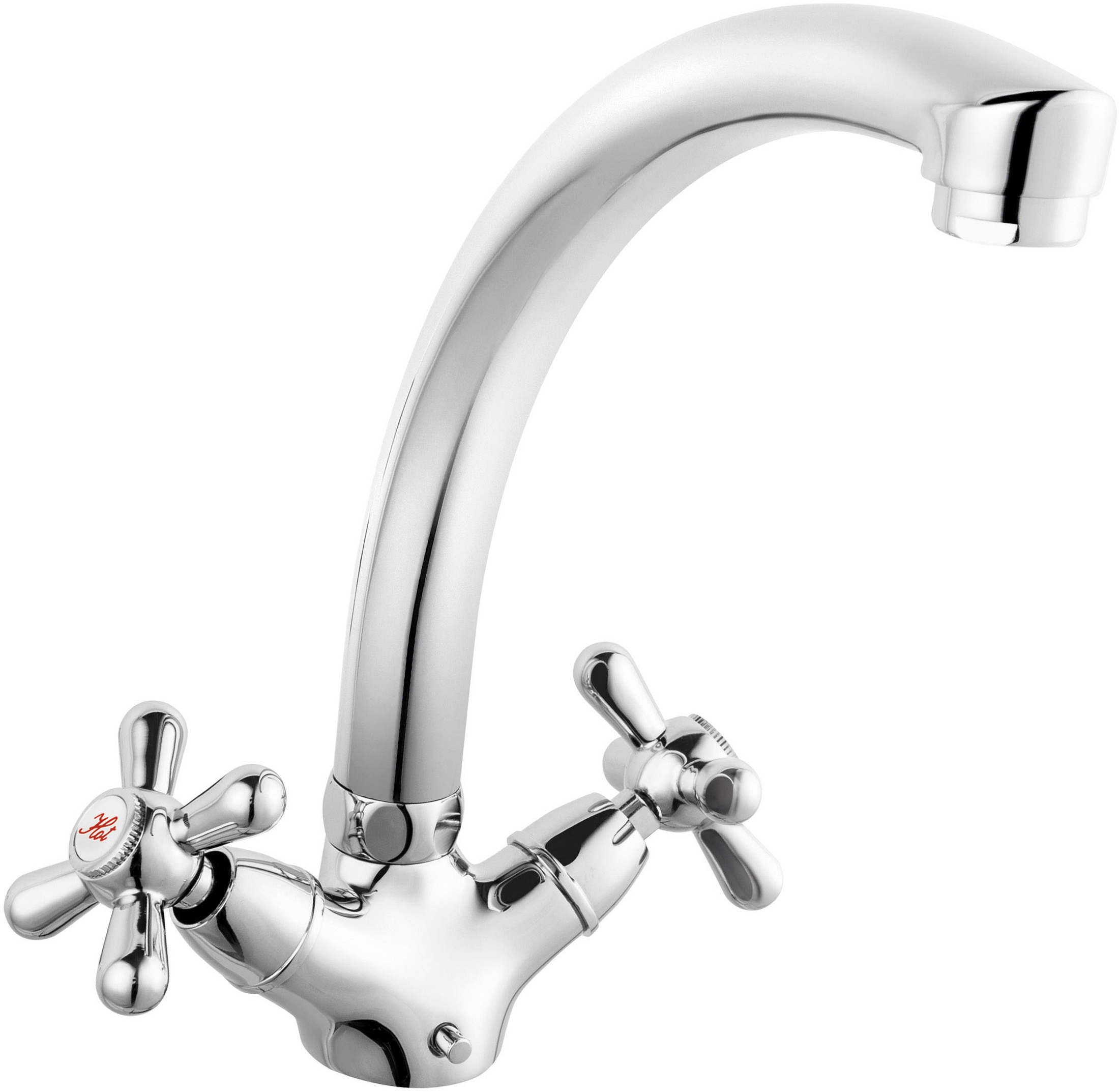 Ferro Retro New bateria kuchenna stojąca chrom XD4