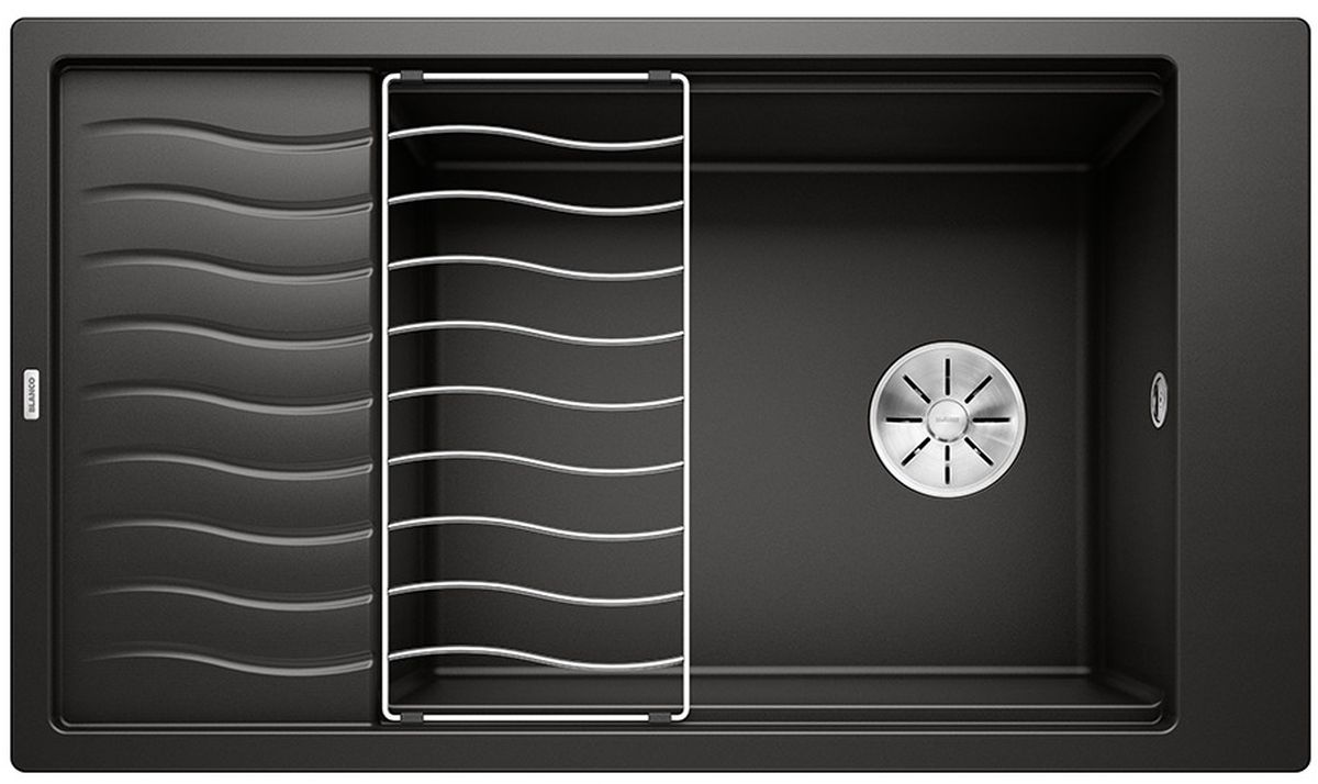 Blanco Elon XL 8 S zlewozmywak 86x50 cm z Silgranit czarny 525886