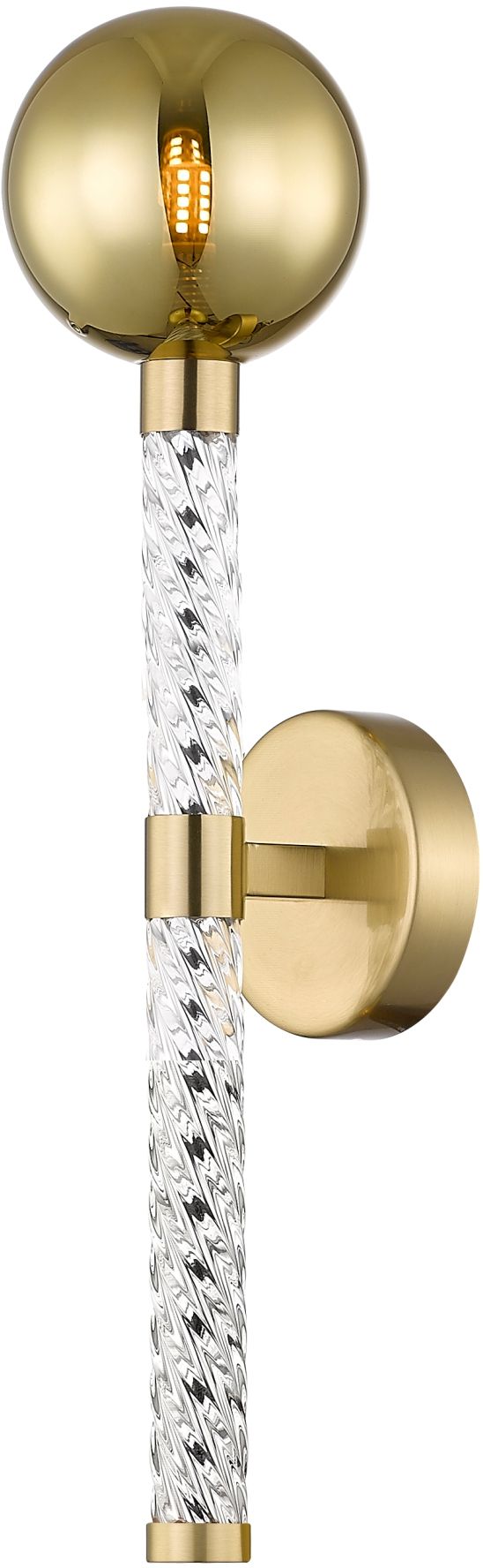 Zuma Line Mida kinkiet 1x6 W mosiądz W0583-01A-2GHF