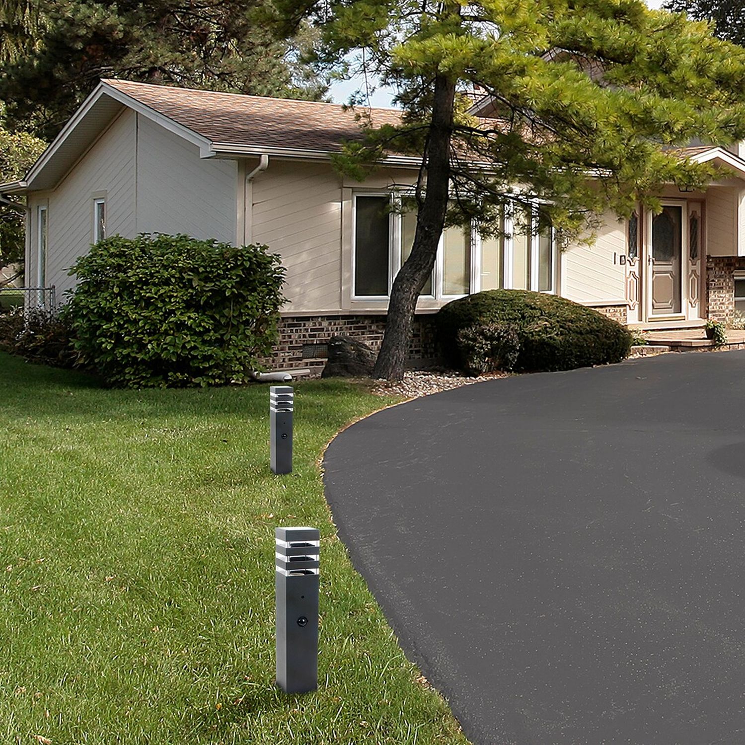 Rabalux Ankara lampa stojąca zewnętrzna 1x12W z czujnikiem ruchu antracyt 77026