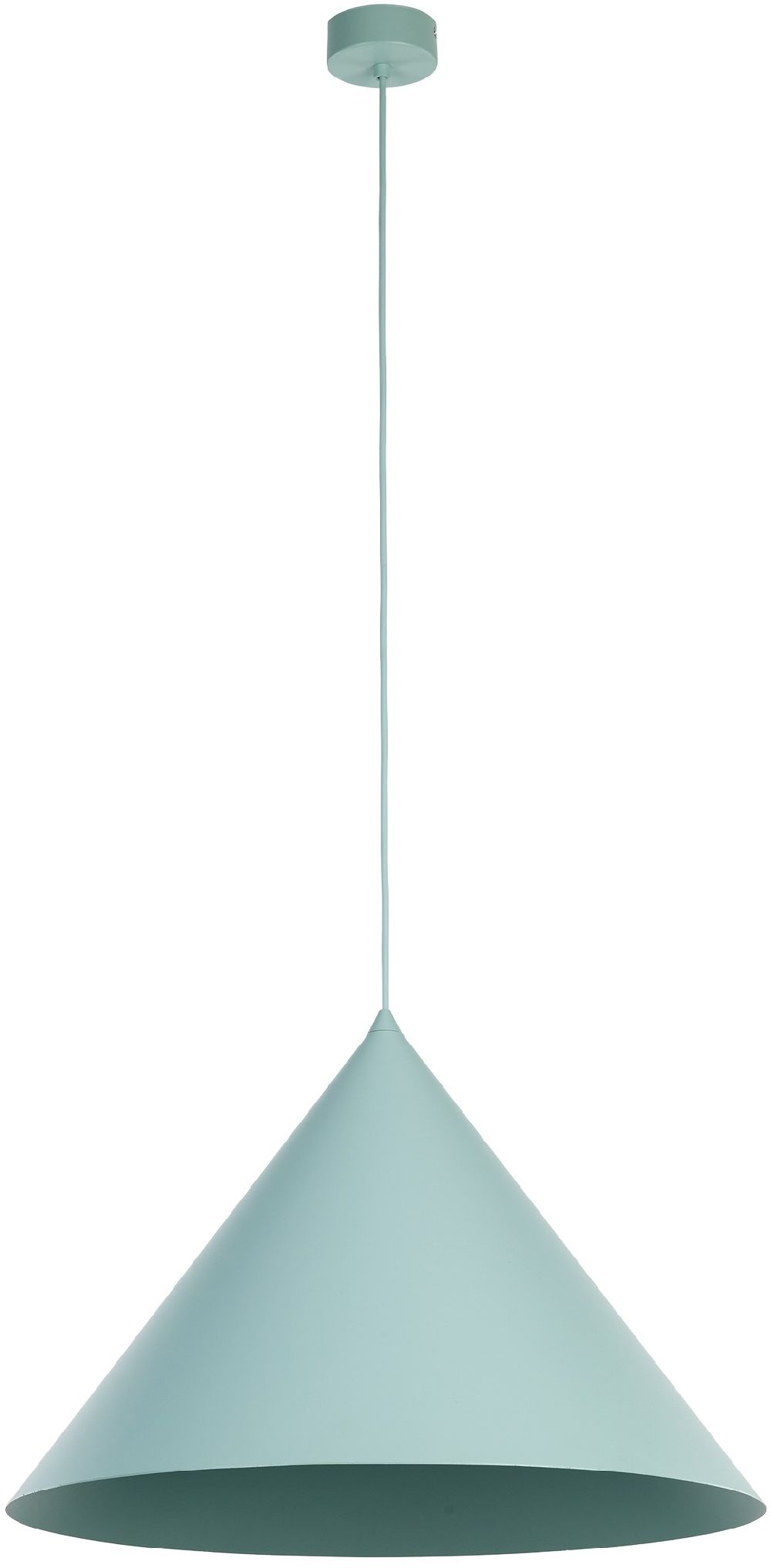 TK Lighting Cono lampa wisząca 1x15 W miętowa 10087