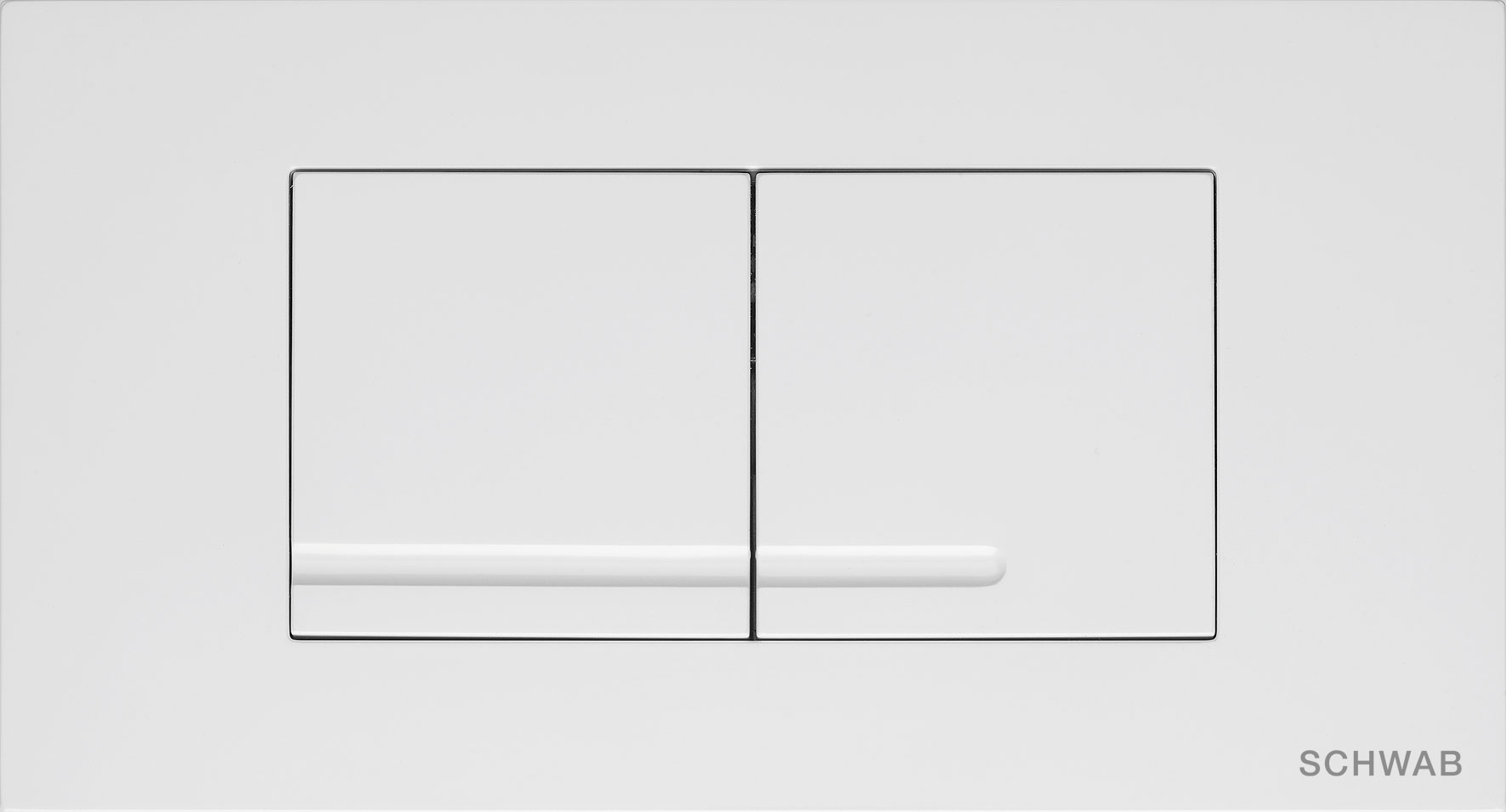 Schwab Gaios Duo przycisk spłukujący do WC tworzywo biały 4060418701