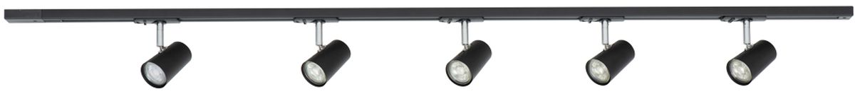 Italux Astley zestaw szynoprzewód z reflektorami 5x35 W czarny 914121BL - Wysyłka w 24h