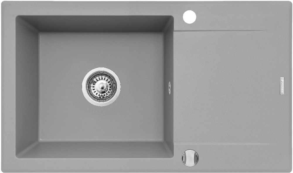 Pyramis Korfu zlewozmywak z baterią szary 070061301SN