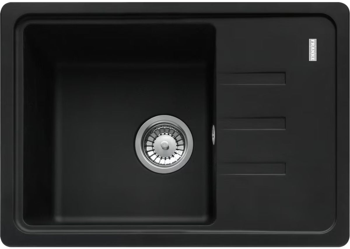 Franke Bliss BSG 611-62 zlewozmywak 62x43,5 cm Fragranite czarny mat 114.0676.319