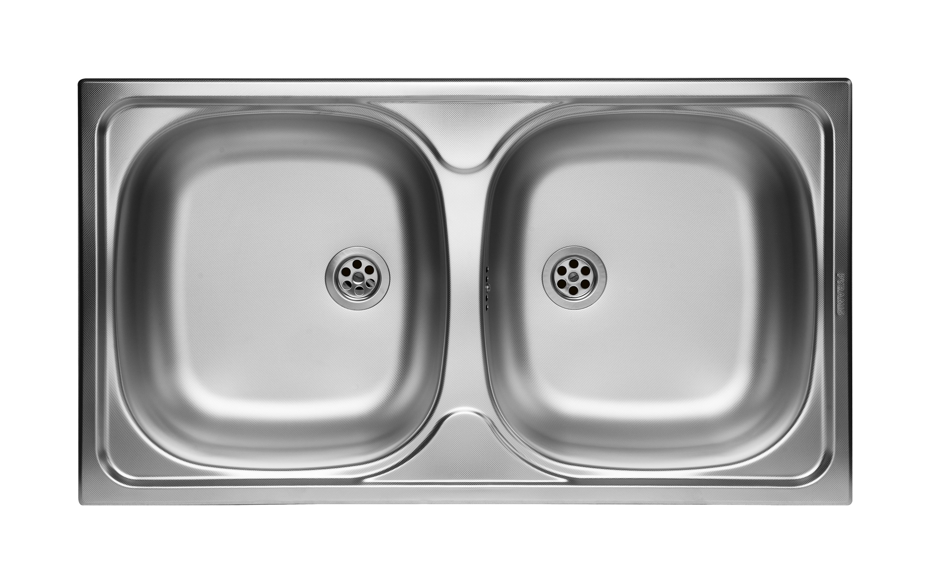 Pyramis Basic zlewozmywak stalowy 78x43,5 cm 100138501