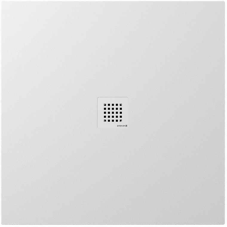 Polysan Treneca brodzik kwadratowy 90x90 cm biały 84300.11