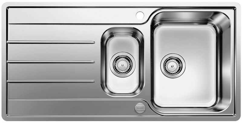 Blanco Lemis 6 S-IF zlewozmywak stalowy 100x50 cm stal szczotkowana 523033
