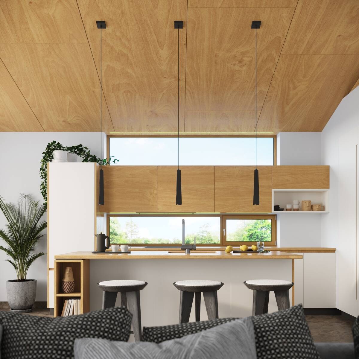 Sollux Lighting Prysm lampa wisząca 1x8 W czarna SL.1400