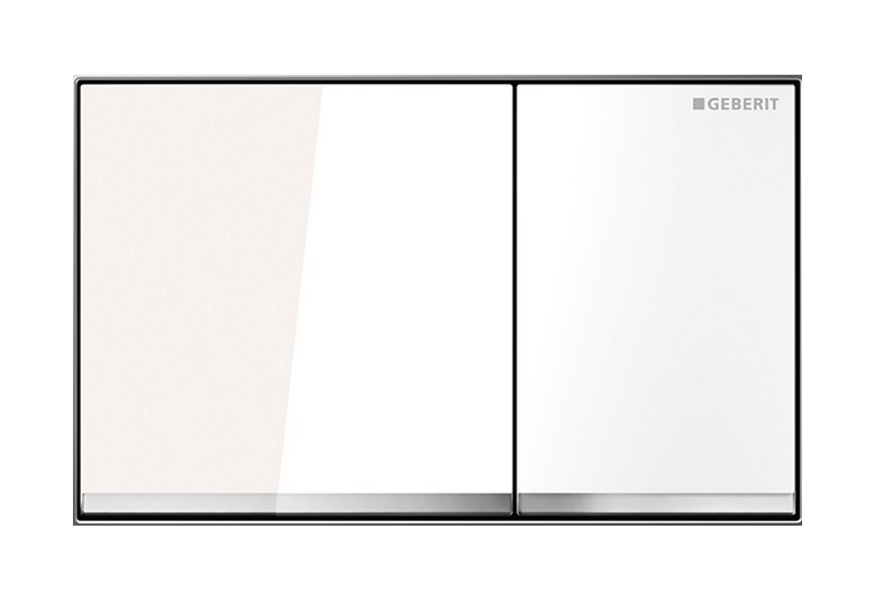 Geberit Omega60 przycisk spłukujący do WC biały 115.081.SI.1