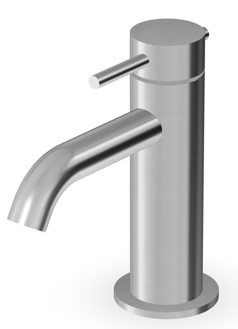 Zucchetti Helm bateria umywalkowa stojąca stal nierdzewna szczotkowana ZHE687.X