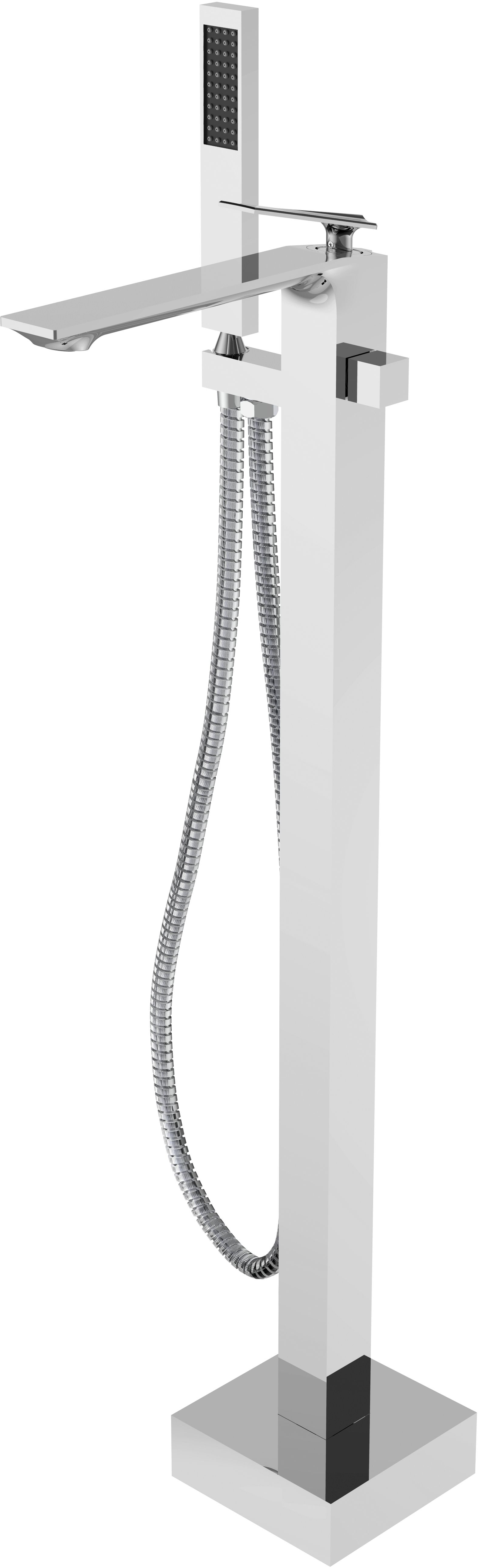 Besco Aspira bateria wannowo-prysznicowa kompletna wolnostojąca chrom BW-A-CH