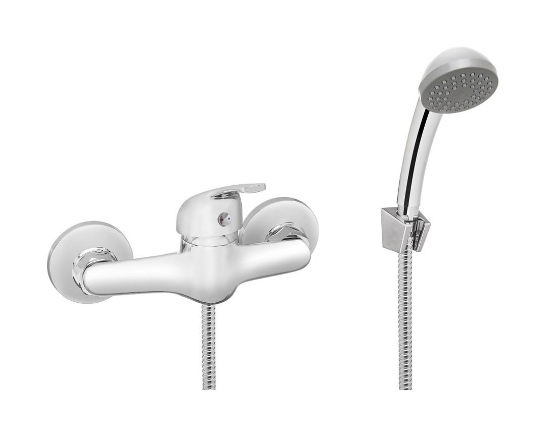 Invena Mitris bateria prysznicowa ścienna chrom BN-79-KPL