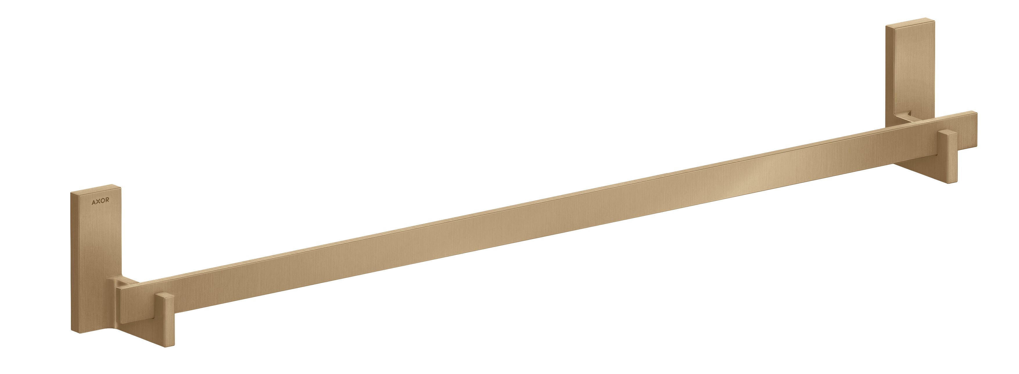 Axor Universal Rectangular drążek na ręcznik 84 cm brąz szczotkowany 42683140