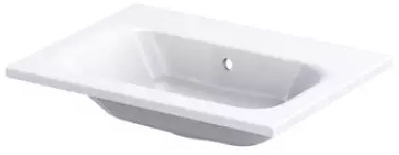 Oristo Uni umywalka 61x46 cm prostokątna meblowa biała UME-AR-60-92-BO