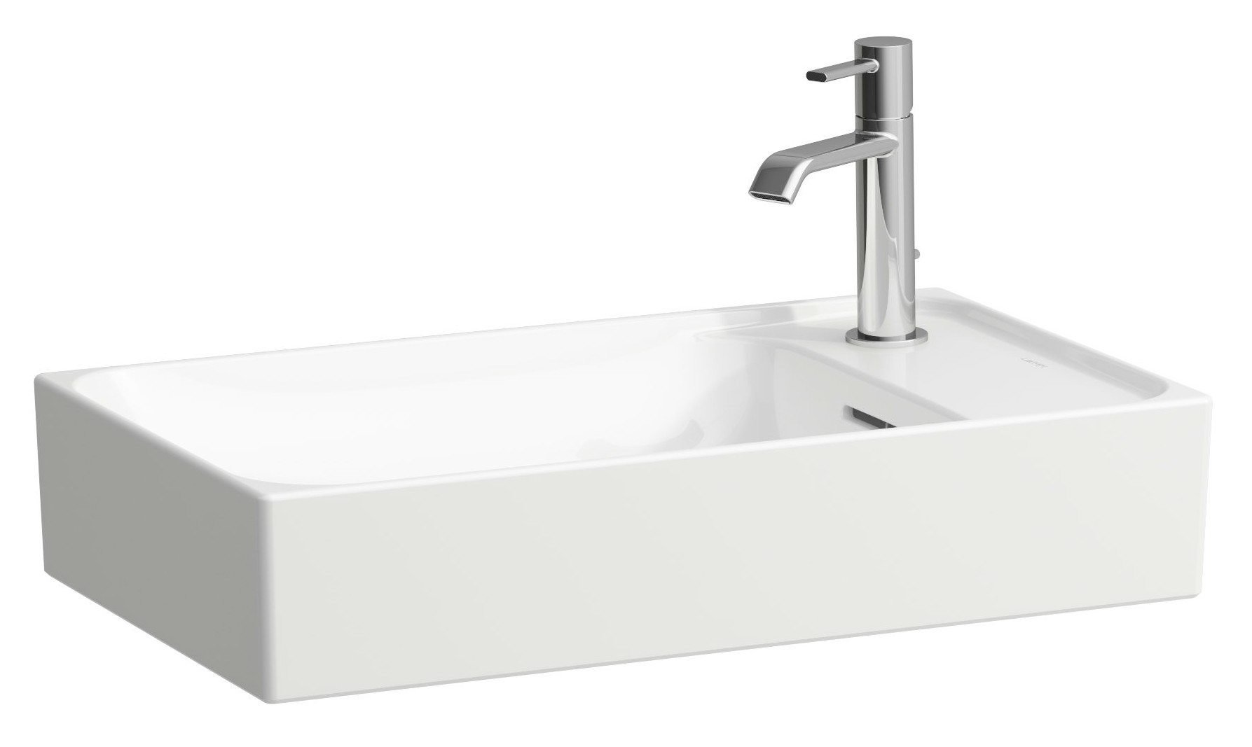 Laufen Meda umywalka 60x35 cm prostokątna nablatowa biała H8121134001141