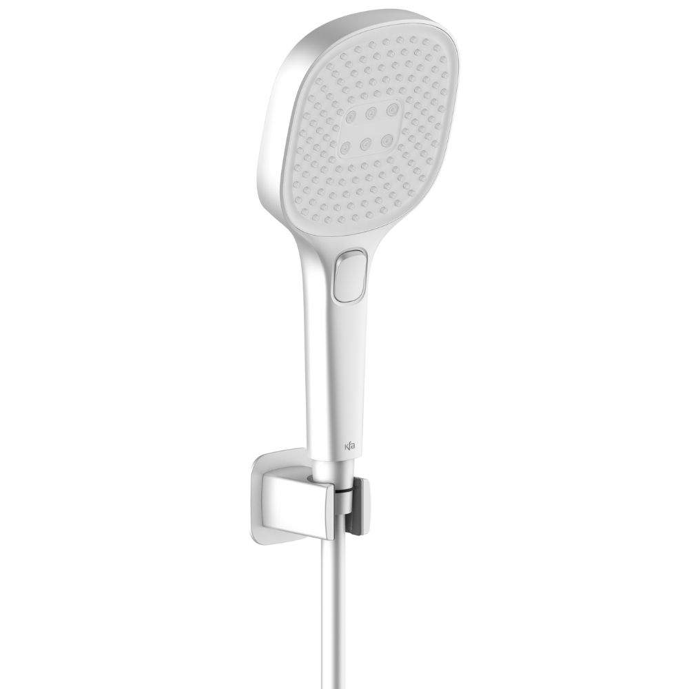 KFA Armatura Malaga zestaw prysznicowy ścienny biały 841-255-44