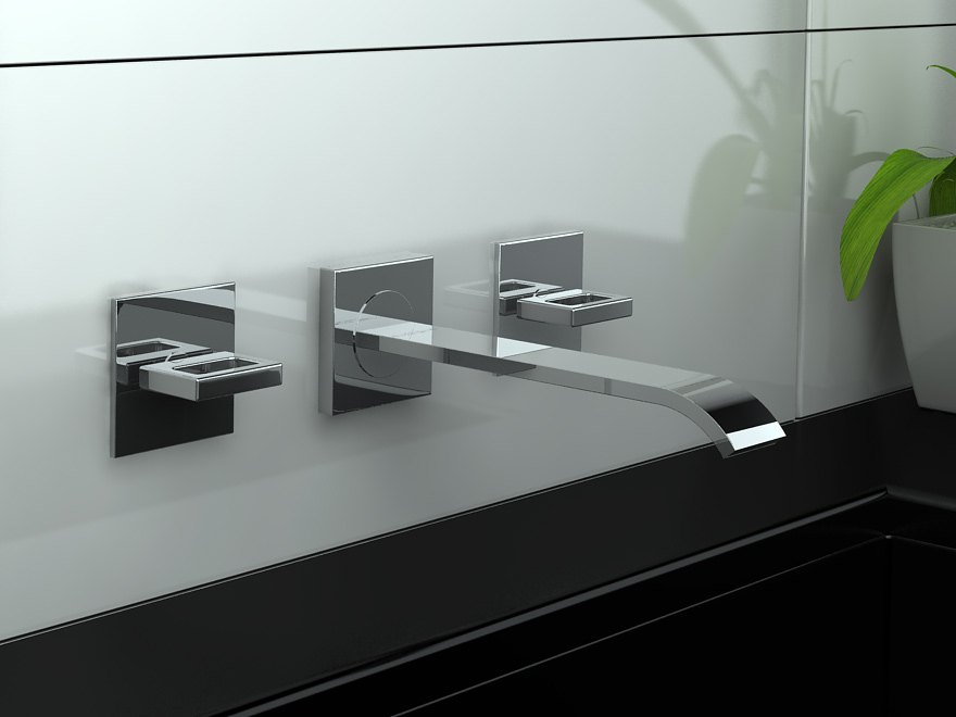 Kohlman Nexen-s bateria umywalkowa podtynkowa chrom SQW193U