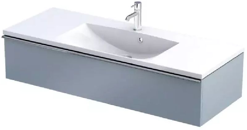 Oristo Etna szafka 120 cm podumywalkowa wisząca niebieski mat OR52-SD1S-120-16