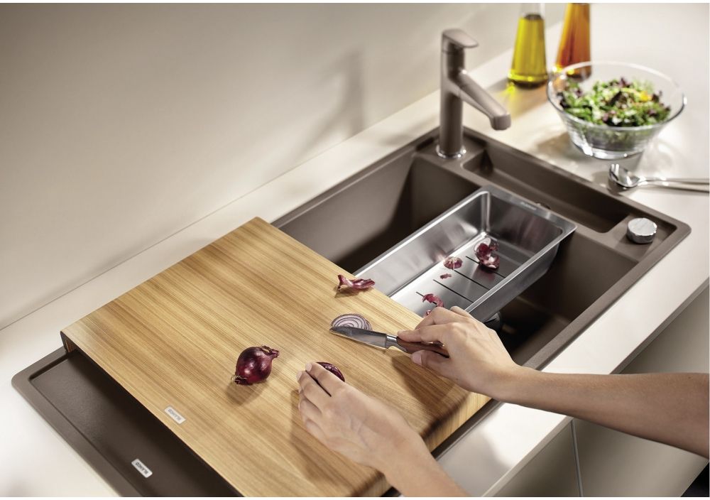 Blanco Axia III 5 S zlewozmywak 91,5x51 cm z Silgranit PuraDur czarny 525845