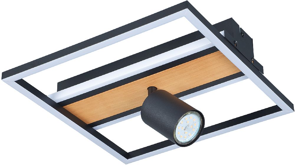 Zuma Line Korda lampa podsufitowa 1x5 W czarna C230857703