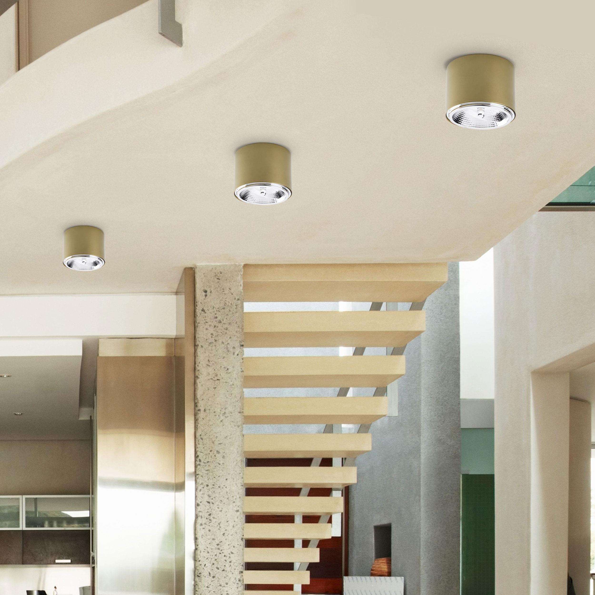 TK Lighting Moris lampa podsufitowa 1x12W złota 3349 - Wysyłka w 24h