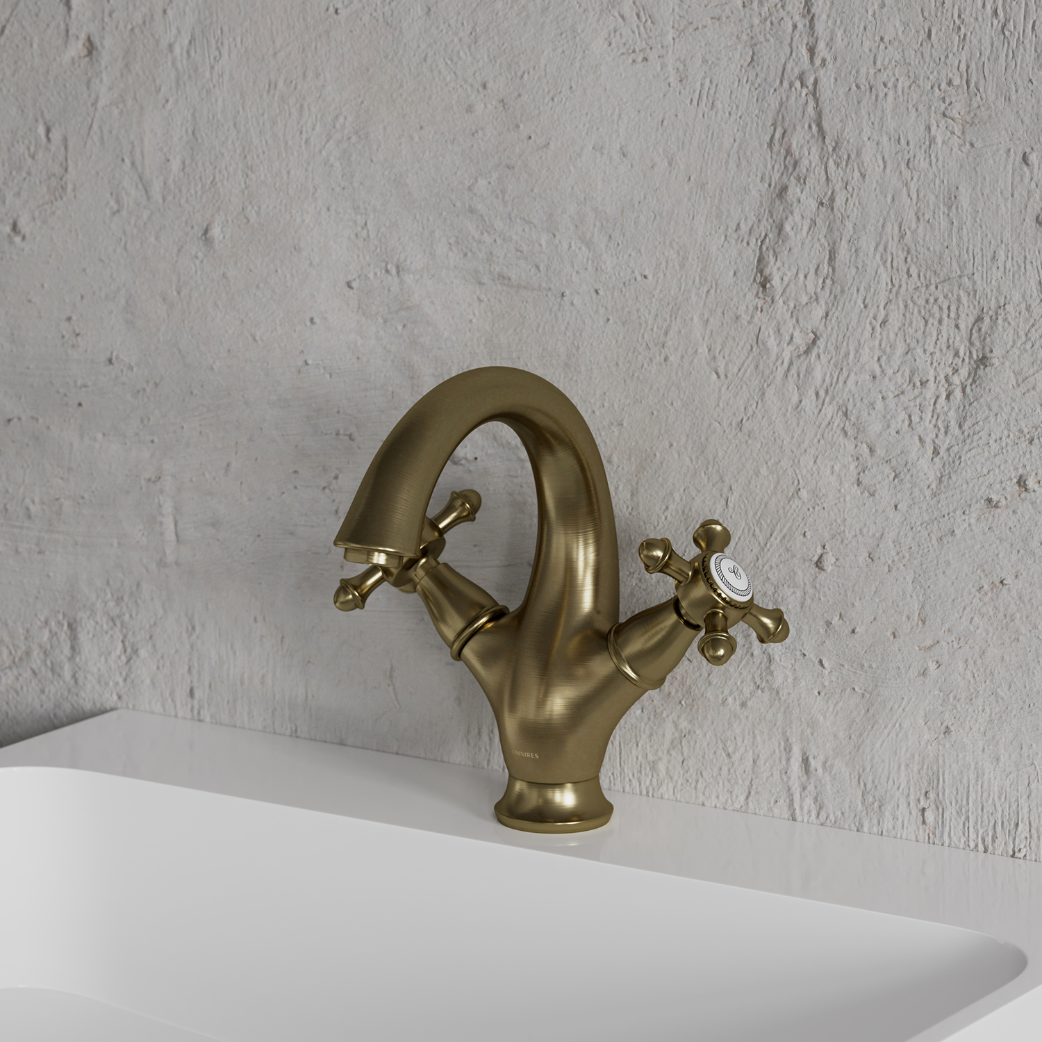 Omnires Retro bateria umywalkowa brąz antyczny RE7210BR - Wysyłka w 24h