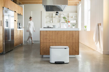 Brabantia Bo kosz na śmieci 36 l pedałowy biały 121388