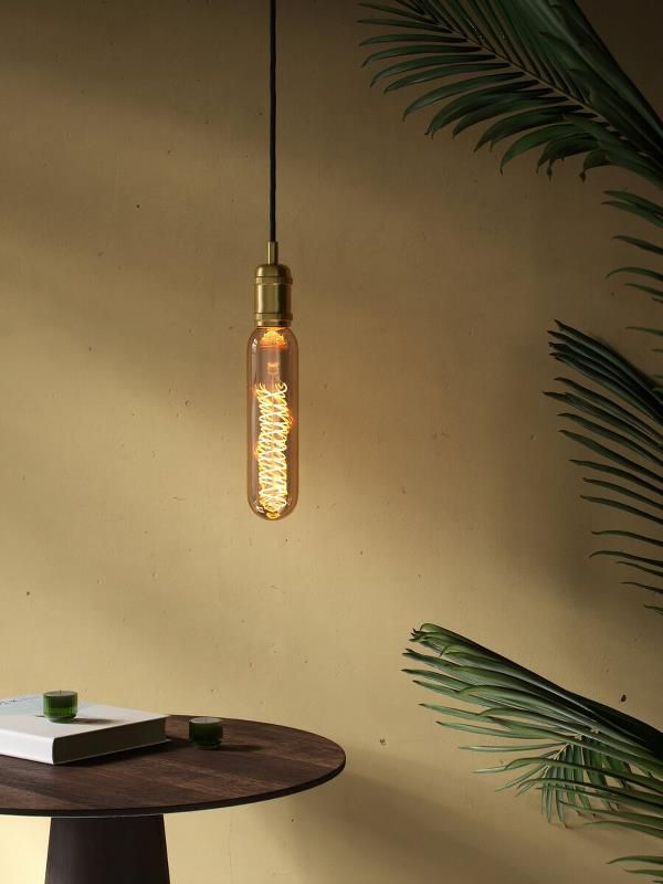 Nordlux Avra lampa wisząca 1x60W mosiądz 84800025