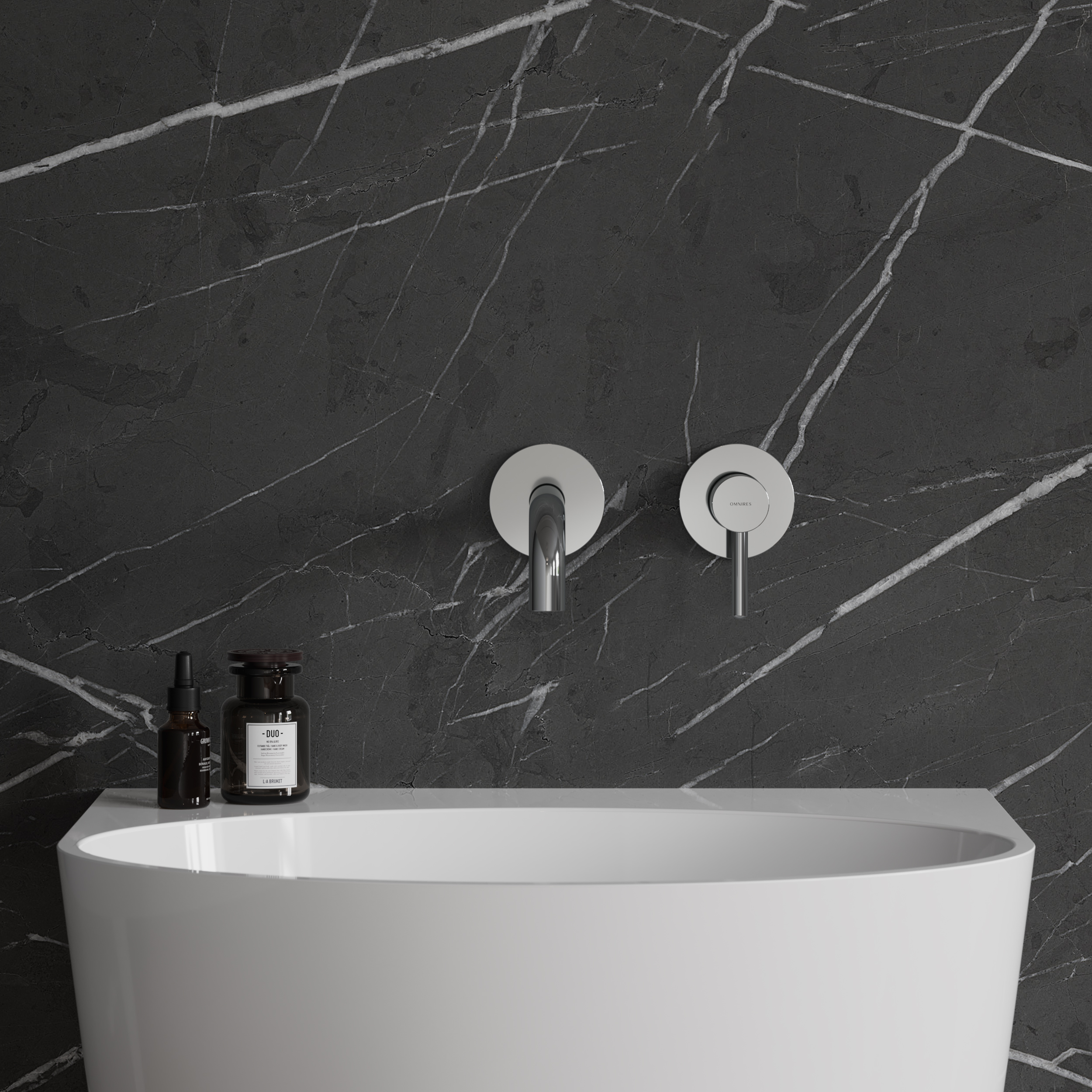 Omnires Y bateria umywalkowa podtynkowa chrom Y1215HLCR - Wysyłka w 24h