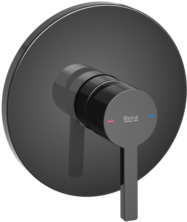 Roca Naia Black bateria prysznicowa podtynkowa czarna A5A2B96CN0