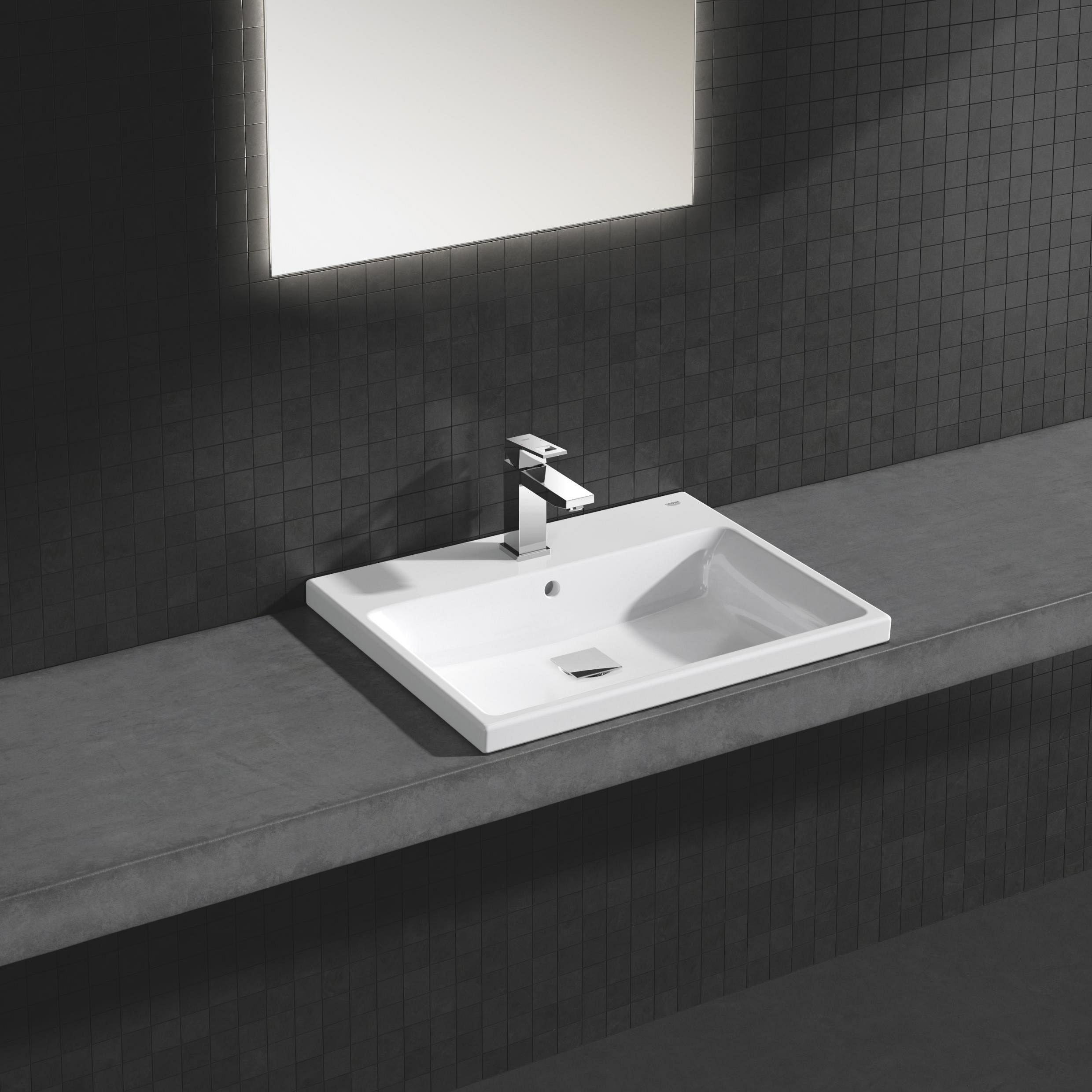 Grohe Cube Ceramic umywalka 60x50 cm wpuszczana PureGuard biała 3947900H - Wysyłka w 24h
