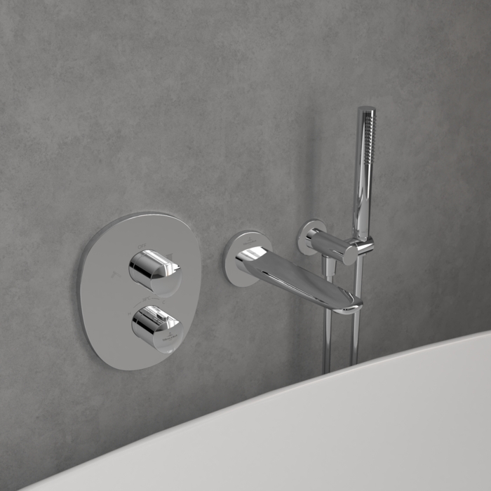 Villeroy & Boch Antao bateria wannowo-prysznicowa podtynkowa chrom TVS11100200061