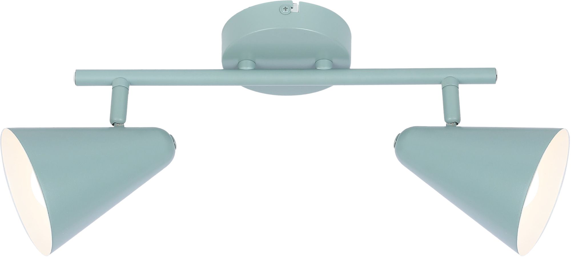 Candellux Amor lampa podsufitowa 2x40W szary mat 92-63335