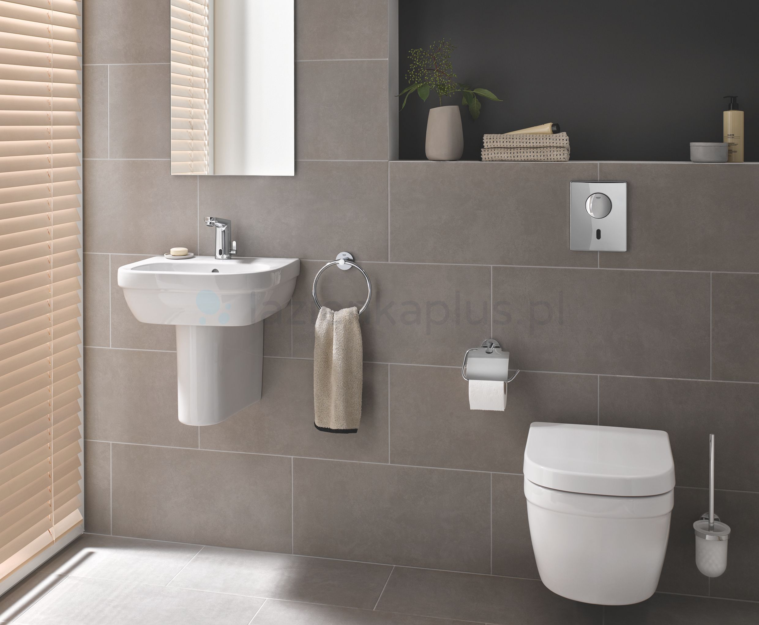 Grohe Euro Ceramic miska WC wisząca bez kołnierza spłukiwanie wirowe biały 39206000 - Wysyłka w 24h