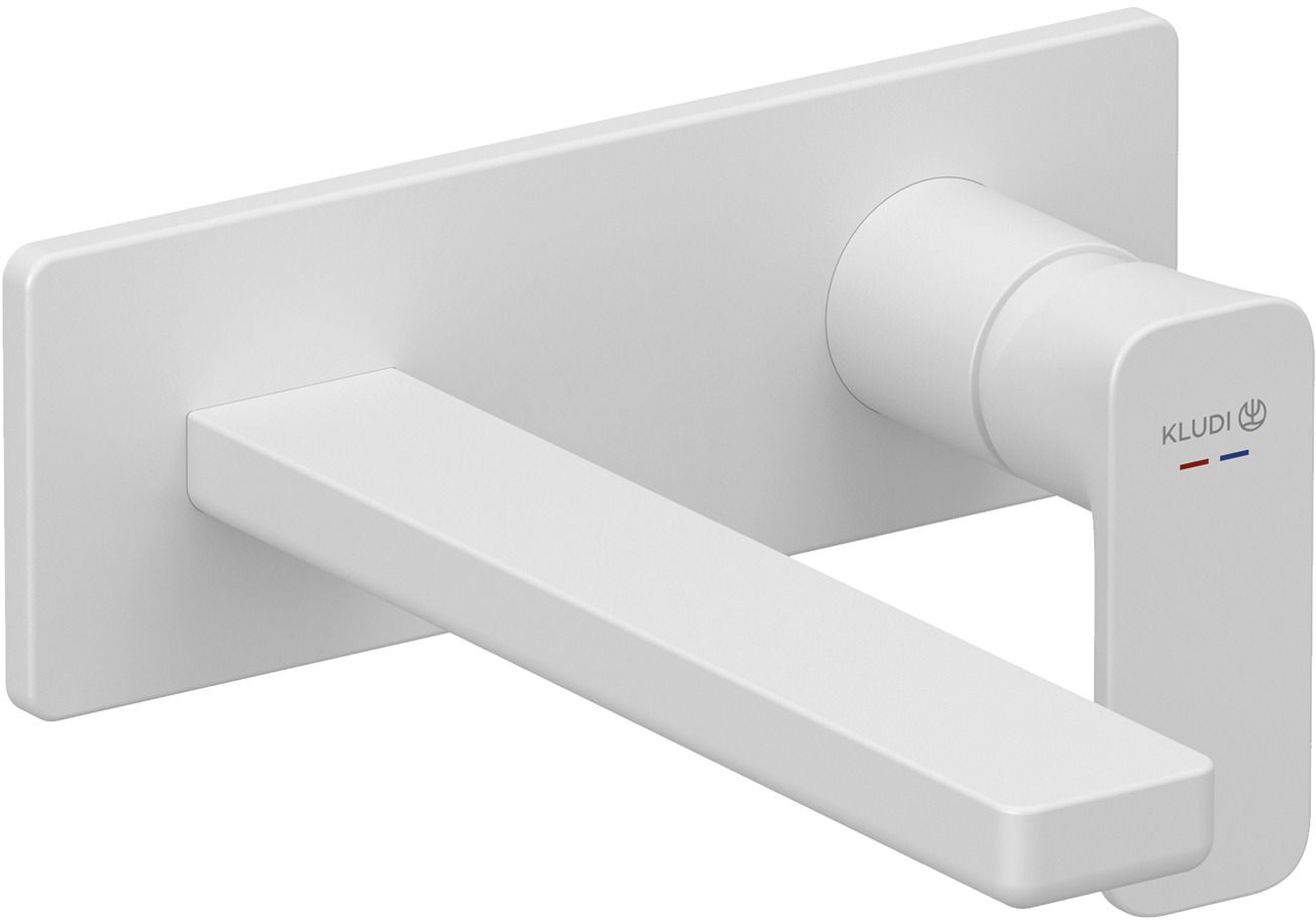Kludi Renon bateria umywalkowa podtynkowa biała 422445375