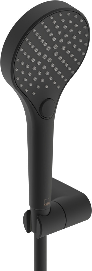 Oras Optima Style zestaw prysznicowy ścienny czarny mat 2795N-33