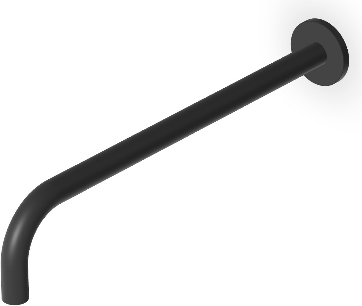 Zucchetti ramię ścienne czarny Z93027.N6