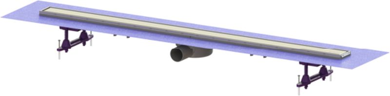 Kessel Linearis Compact odpływ liniowy prysznicowy 115 cm stal nierdzewna 45600.67M - Wysyłka w 24h