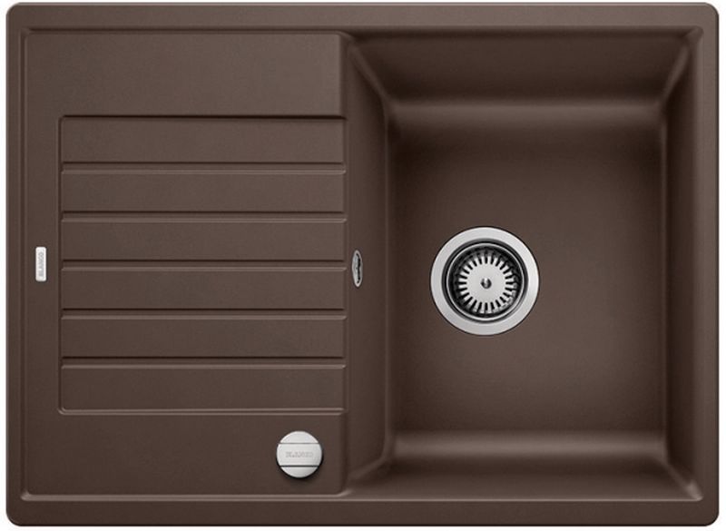 Blanco Zia 45 S Compact zlewozmywak 68x50 cm z Silgranit PuraDur kawowy 524720